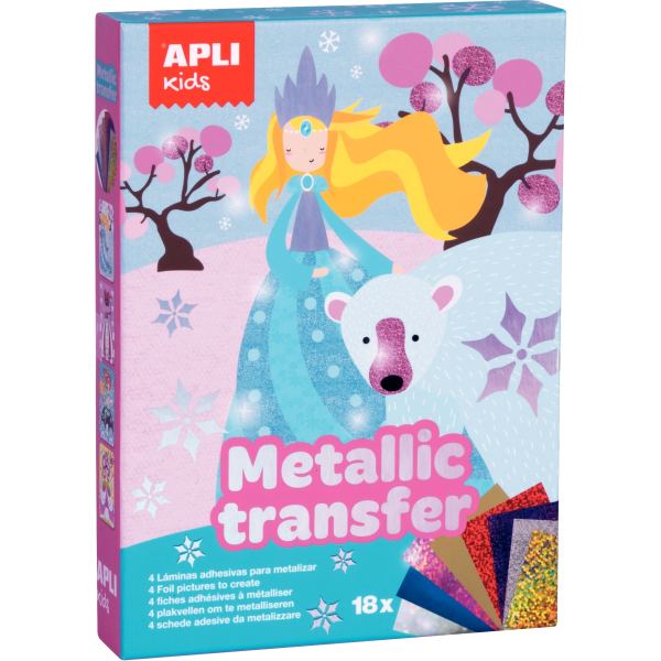 Kit Metallic transfer, Princesses, N.C — TRAVAUX MANUELS