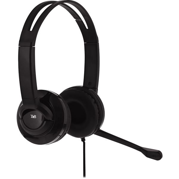 TNB HS-200 - Multimedia headset with micro - Black, T'NB — INFORMATIQUE