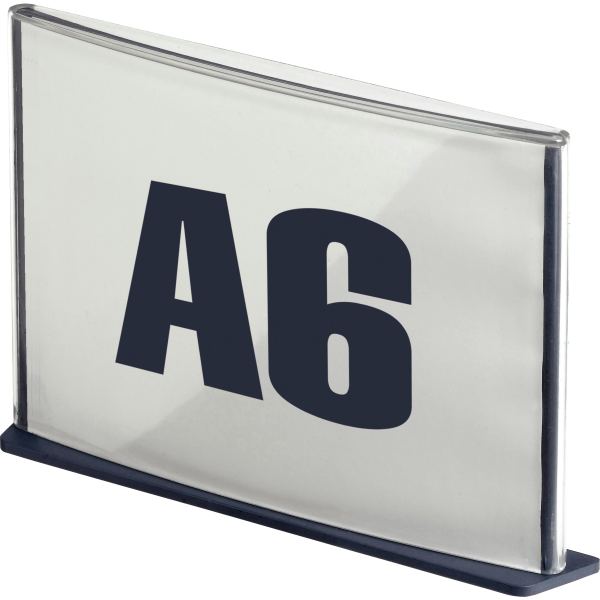 Plaque Signalisation Paperflow Polystyrène Format A6 Coloris Anthracite — PETIT MATERIEL BUREAU ET ECOLE
