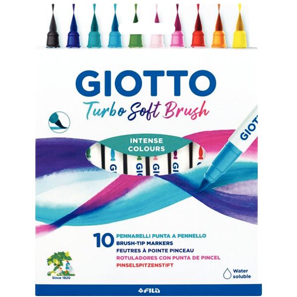 Etui de 10 feutres Soft Brush assortis, N.C — DESSIN SCOLAIRE ET PROFESSIONNEL