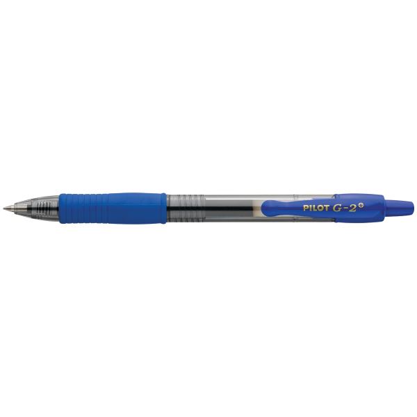 PILOT Stylo roller à encre gel G-2 PLUS medium, bleu — Stylos bille & roller encre gel