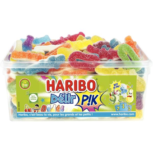 Boite HARIBO Delir Pik 800g — PRODUITS ALIMENTAIRES