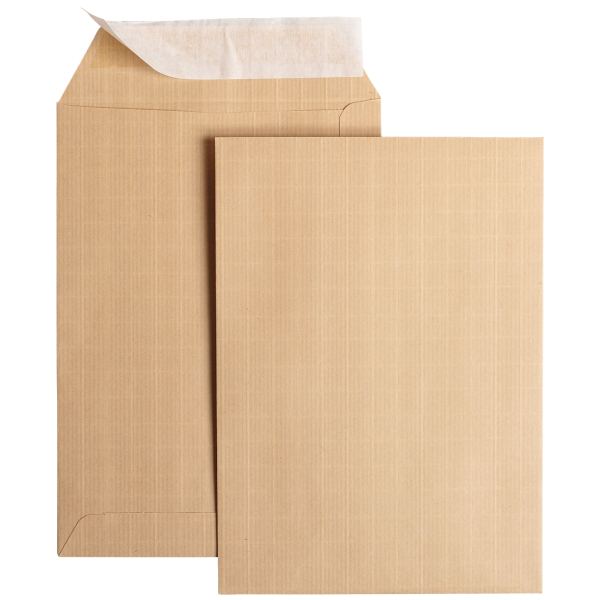 Boite de 500 pochettes kraft armé 162x229 mm 130g bande silic, N.C — COURRIER ET EXPEDITION