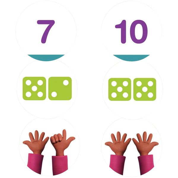 DISCOLUD nombres et quantités de 5 à 10, N.C — JEUX