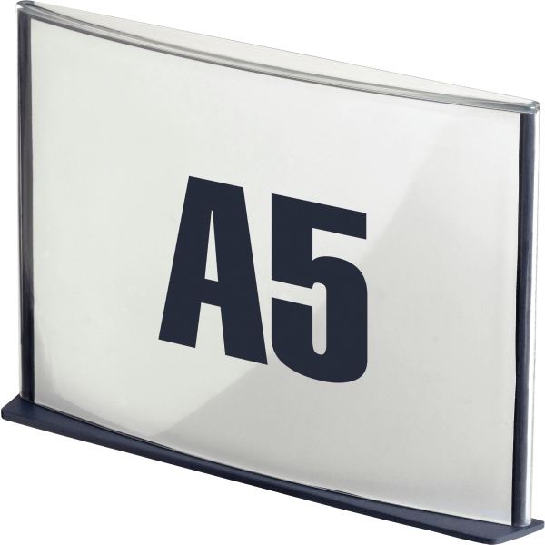 Plaque Signalisation Paperflow Polystyrène Format A5 Coloris Anthracite — PETIT MATERIEL BUREAU ET ECOLE
