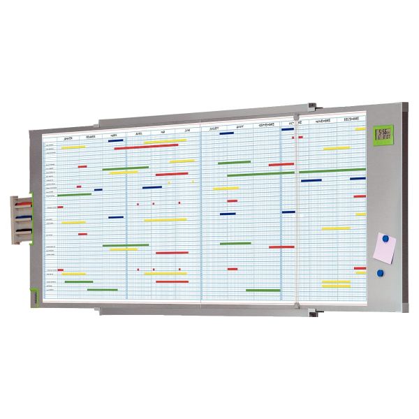 nobo Tableau de planning annuel Performance Plus, — Plannings annuel & accessoires