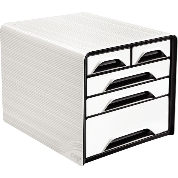 Module 5 tiroirs panachés blanc/noir — Non classé
