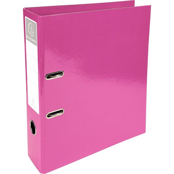 EXACOMPTA Classeur Iderama Prem'Touch, A4, 70 mm, rose — Classeurs à levier & accessoires