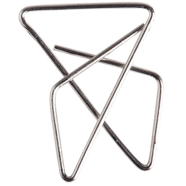 Wonday Attaches croisées, nickelé, 30 x 40 mm — Attaches de bureau