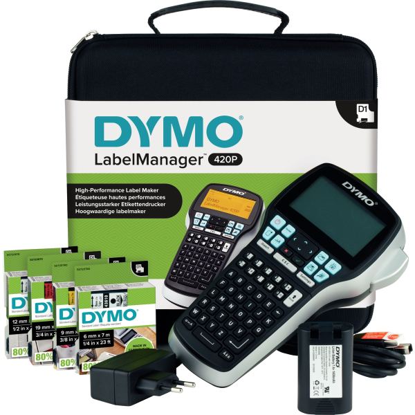 DYMO Kit case "LabelManager 420P" dans une mallette — Informatique & bureautique
