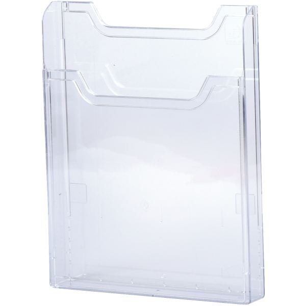 EXACOMPTA Distributeur de prospectus, A5 portrait, cristal — Présentoirs de documents