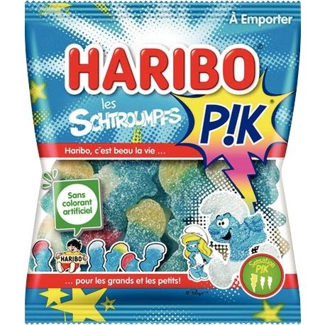 Sachet HARIBO Schtroumpf Pik 120g — PRODUITS ALIMENTAIRES