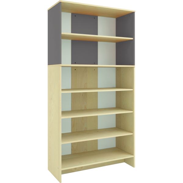 Armoire bois 105x47x207 cm grise — Non classé