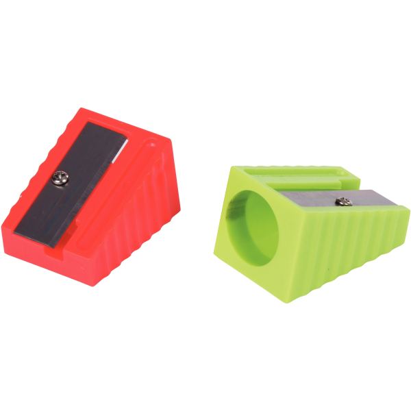 Taille-crayons en plastique 1 usage diamètre 17 mm, Wonday — PETIT MATERIEL BUREAU ET ECOLE
