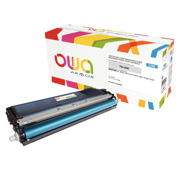 OWA toner laser cyan remanufacturé compatible Brother TN230C — CONSOMMABLES INFORMATIQUES