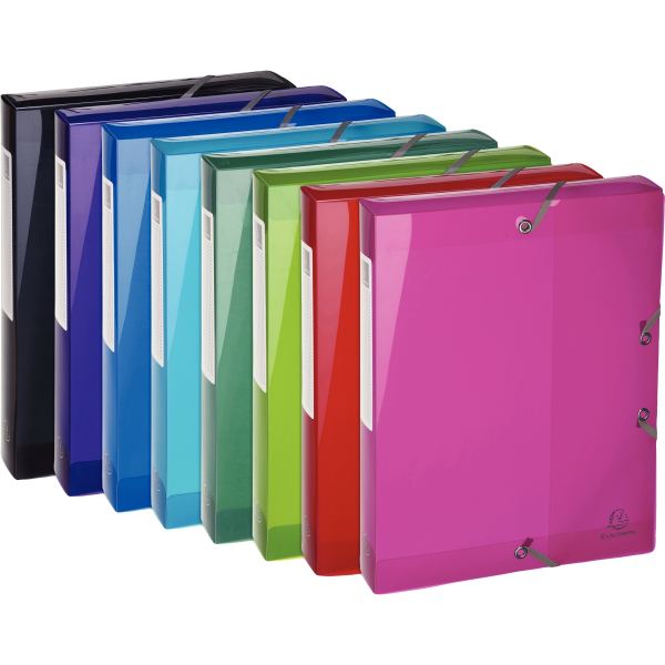 Boite de classement IDERAMA PP dos 4 cm, coloris assortis — CLASSEMENT
