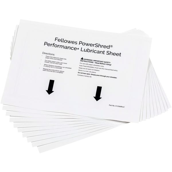 Paquet de 10 feuilles pré-lubrifiées pour destructeurs — Non classé