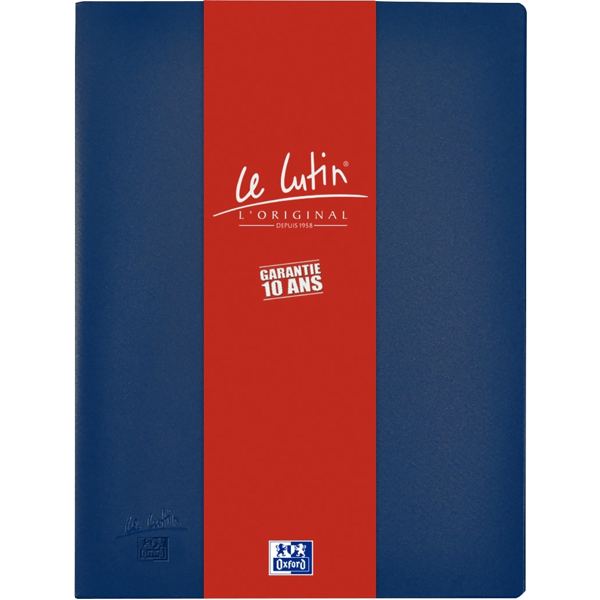 Protège-documents LE LUTIN L'ORIGINAL 80 vues, bleu, OXFORD LE LUTIN — CLASSEMENT