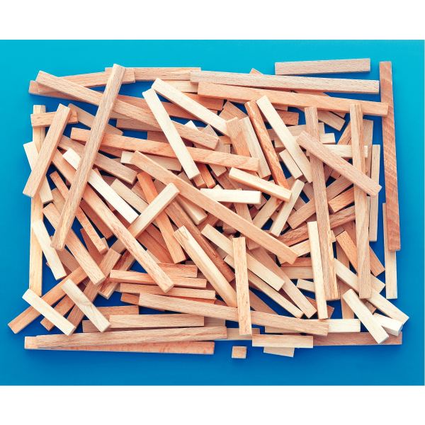 Paquet de 200 bâtonnets rectangulaires, longueurs assorties, N.C — TRAVAUX MANUELS