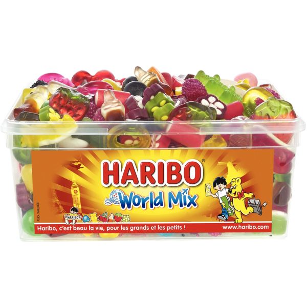 Boite HARIBO World Mix 900g — PRODUITS ALIMENTAIRES