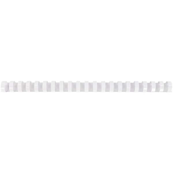 Boîte de 100 reliures plastiques couleur Ø 19 mm blanc, N.C — BUREAUTIQUE