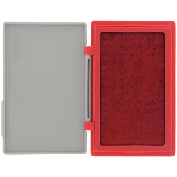 Tampon réencrable, format 8,5x12 cm rouge, N.C — PETIT MATERIEL BUREAU ET ECOLE