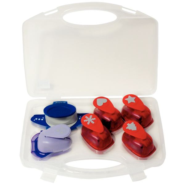 Valise 6 perforateurs fêtes de Noël, Wonday — TRAVAUX MANUELS