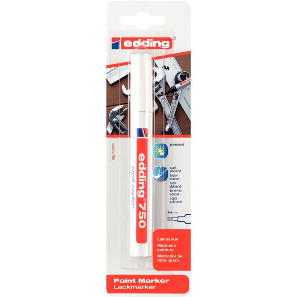 Blister de 1 marqueur peinture blanc, N.C — ECRIRE ET CORRIGER