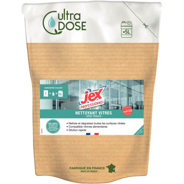 Ultra-dose 250 ml JEX PROFESSIONNEL nettoyant vitres — SERVICES GENERAUX