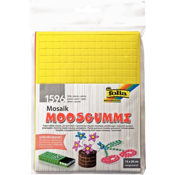 folia Mosaïque en gomme mousse "Glitter", auto-adhésif — Accessoires de bricolage