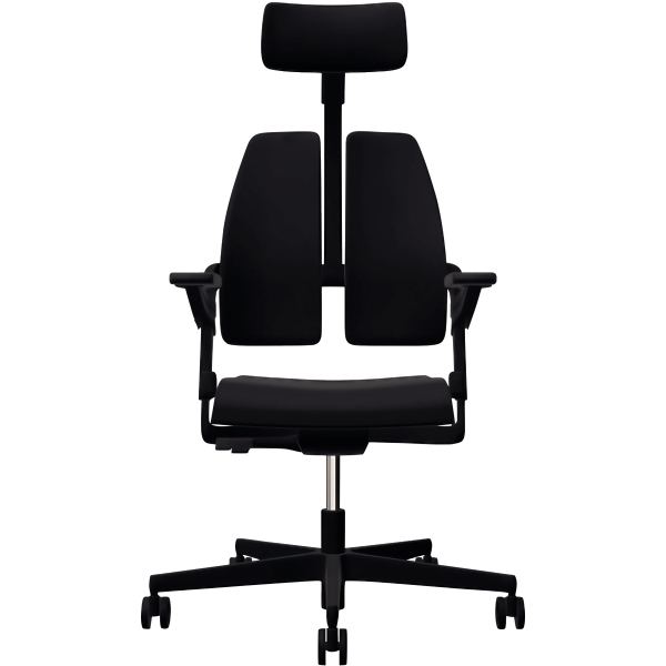 Fauteuil Xilium Duo Back noir, N.C — MOBILIER