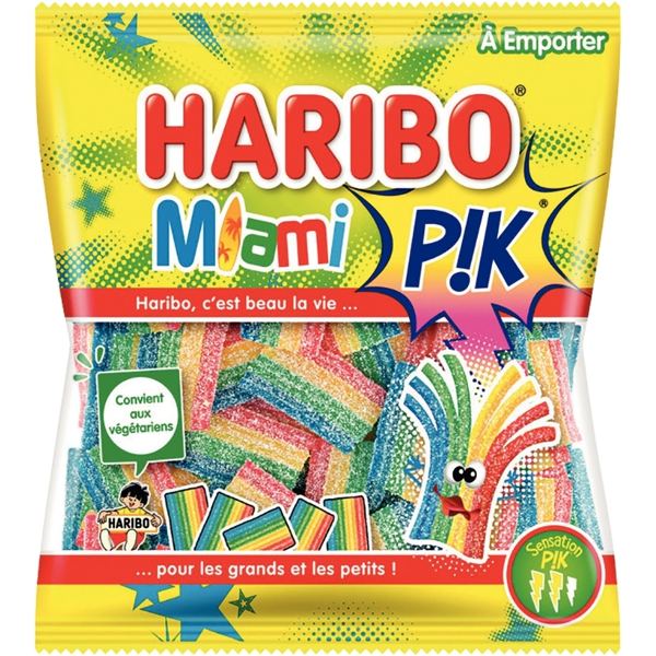 Sachet HARIBO Miami Pik 120g — PRODUITS ALIMENTAIRES