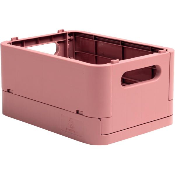 EXACOMPTA Boîte de rangement Smart Case Mini, vieux rose — Boîte de rangement, carton
