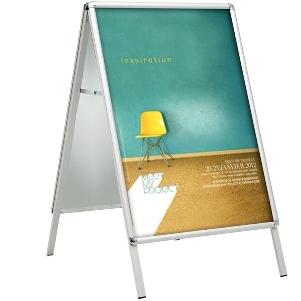 Chevalet de trottoir en aluminium 594x841 mm, N.C — EQUIPEMENT CLASSE ET BUREAU