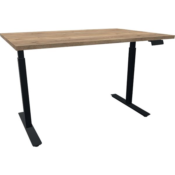 Bureau assis-debout L140 xP80 cm Flex'Up One plateau Hamelin/p, N.C — MOBILIER