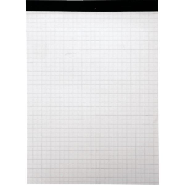 Bloc de bureau sans couverture format A5, quadrillé 5x5, pap, N.C — CAHIERS ET DERIVES DE PAPIER