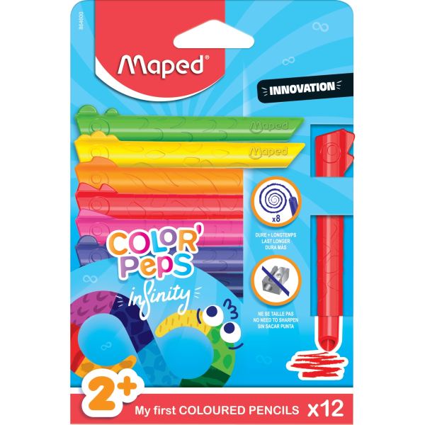 Pochette de 12 crayons de couleurs Infinity Kidy — Non classé
