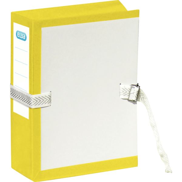 Pochette d'archives en PVC 24x32 cm jaune, N.C — CLASSEMENT