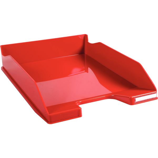 EXACOMPTA Corbeille à courrier COMBO MIDI, A4+, rouge carmin — Corbeilles à courrier