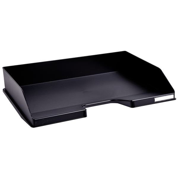 Corbeille à courrier à l'italienne ECOBLACK noire, N.C — EQUIPEMENT CLASSE ET BUREAU
