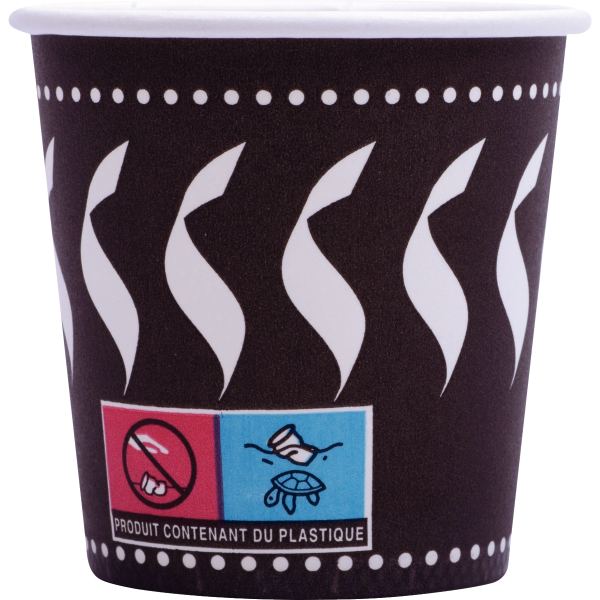 Sac de 50 gobelets en carton décors 12 cl, N.C — SERVICES GENERAUX