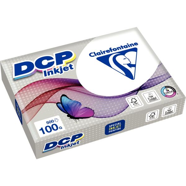 Clairefontaine Papier multifonction DCP INKJET, A4, 100 g/m2 — Papier copieur et imprimante