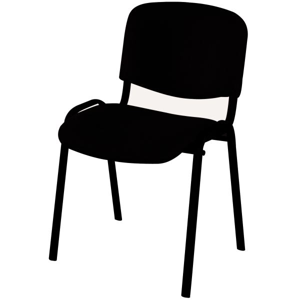 Chaise Accueil noir, N.C — MOBILIER