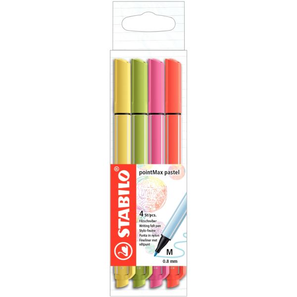 Pochette de 4 feutres Pointmax pastels — Non classé