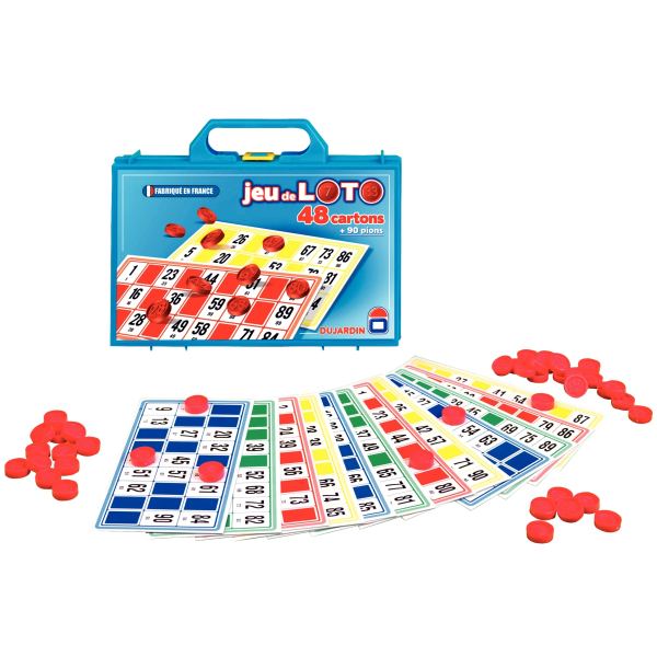 Malette jeu du loto avec 48 cartes, DUJARDIN — JEUX