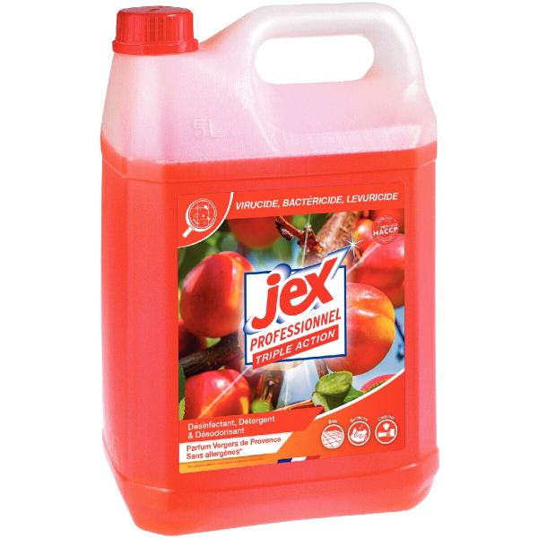 Bidon 5L nettoyant désinfectant vergers de Provence, JEX PROFESSIONNEL — SERVICES GENERAUX