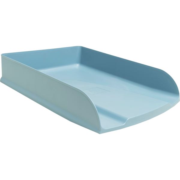 Corbeille à courrier AUTENTIK bleu — EQUIPEMENT CLASSE ET BUREAU