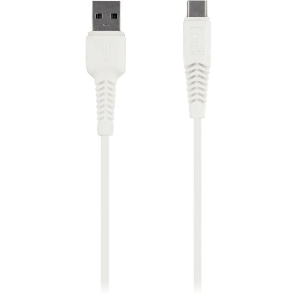 Cordon USB type A vers type C 1m blanc renforcé, T'NB — INFORMATIQUE
