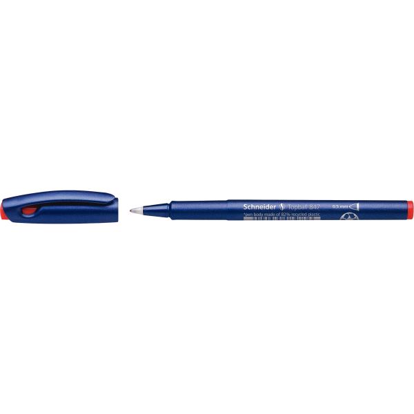 Roller pointe plastique 0,5mm rouge — Non classé