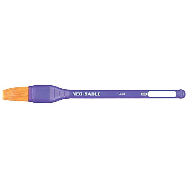 Brosse KAMIKAZE N° 18 poils synthétiques très résistants manche plastique solide ( sans PVC ), N.C — DESSIN SCOLAIRE ET…